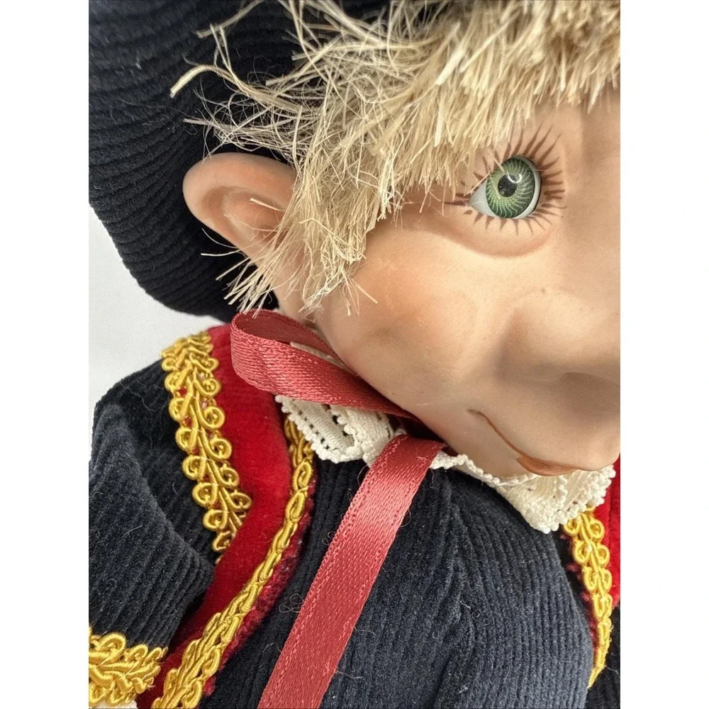Unique Porcelain Poseable Boy Elf Little Wizard Whimsical Doll Fantasy